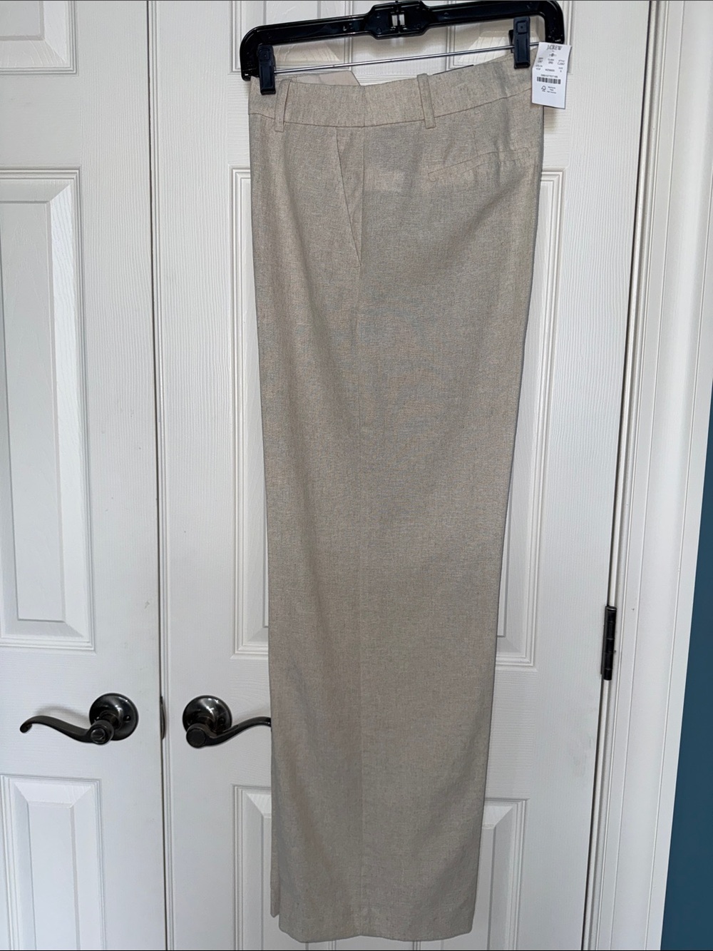 J. Crew Linen-blend Remy full-length wide-leg pant - Picture 5 of 12